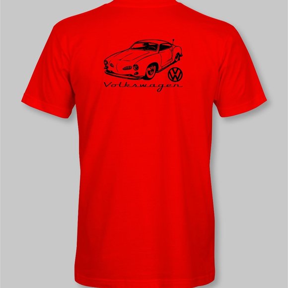 Volkswagen VW Karmann Ghia Retro T-Shirt - New - Picture 9 of 10